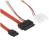 Кабель Gembird/CablexpertКабель Combo miniSATA, molex+SATA/miniSATA, 6pin+7pin, (длина инт-50см, пит-30см) (CC-SATA-C3)