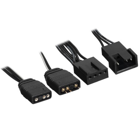 Вентилятор для корпуса ID-Cooling AF-127-ARGb-K черный, 120 мм, 2000 об/мин, 29.9 дБ, 4 pin