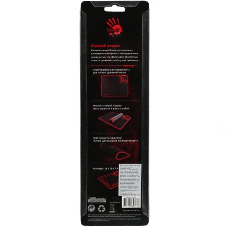 Коврик для мыши A4Tech Bloody B-081 черный/рисунок