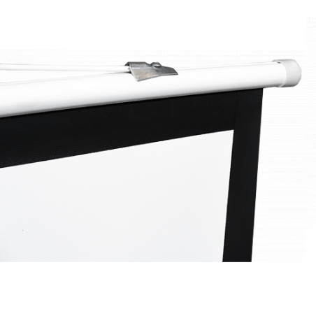 Экран Sakura 180x180см TriScreen 1:1 напольный рулонный белый100' Matt White (MW), серый корпус