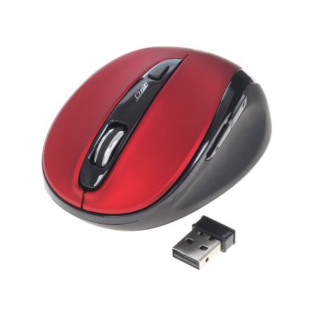 Мышь беспроводная беззвучная Smartbuy 612AG красная, Blue LED SBM-612AG-RK