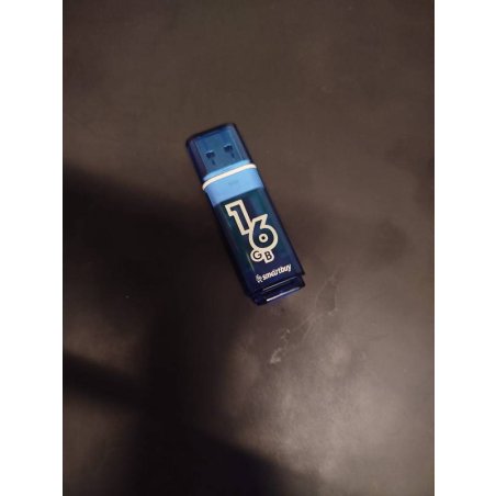Флешка USB Smartbuy R/W 32Gb USB <USB 2.0 Glossy series Blue (SB32GbGS-B)
