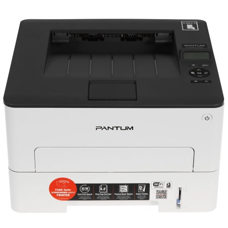 Принтер лазерный PANTUM P3300DW, A4, ч/б, печ. до 33 стр/мин., 1200 x 1200 dpi, RJ-45, Wi-Fi, NFC