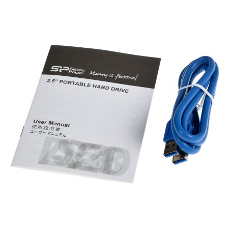Внешний HDD 2.5" Silicon Power Armor A80, 2TB, USB 3.2 Gen 1 Type-A, 5400 rpm, синий