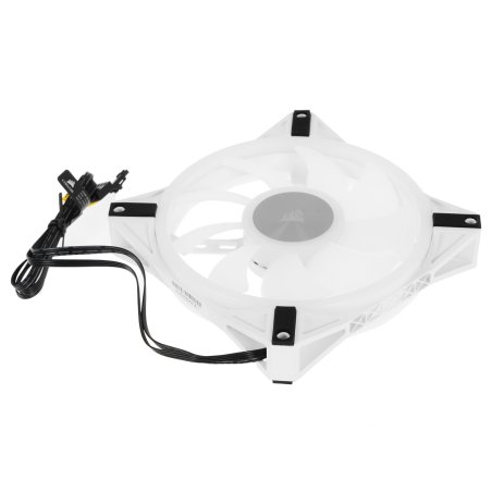 Комплект вентиляторов Corsair iCUE QL140 RGb CO-9050106-WW 140мм PWM белый Fan — Dual Fan Kit with Lighting Node CORE