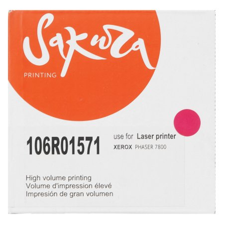 Картридж лазерный Sakura 106R01571 для Xerox Phaser 7800, пурпурный, 17 200 к.