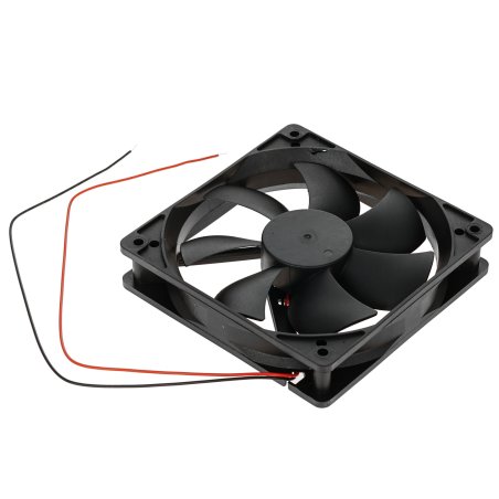 Вентилятор для корпуса Rexant RX 12025MS 24VDC черный, 120 мм, 2200 об/мин, 35 дБ, 2 pin