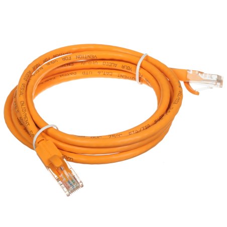 Патч-корд Vention прямой UTP cat.6, RJ45 - 2м. Оранжевый