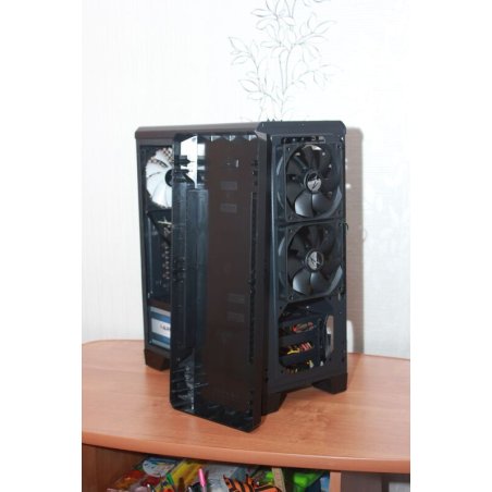 Компьютерный корпус MidiTower Zalman S3 TEMPERED GLASS WINDOW black