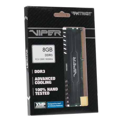 Оперативная память Patriot Viper Venom, DDR5, 16GB (1x16GB), 5600 MHz, CL36, с радиатором, серый