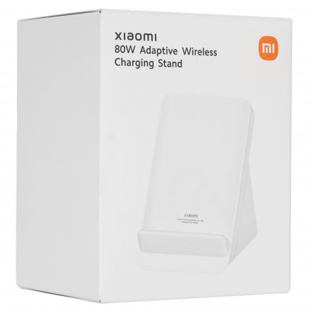 Беспроводное зарядное устройство Xiaomi Mi 80W Adaptive Wireless Charging Stand, USB type-C, 80Вт, 3A, белый