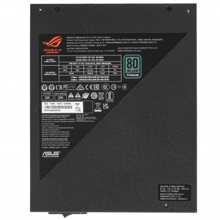 Блок питания ПК ASUS ROG-THOR-1600T3-GAMING /PSU, CE+UK (90YE00V1-B0NA00)