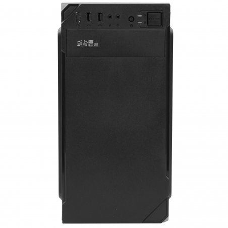 Компьютерный корпус KingPrice KPCC-MN209 черный без БП mATX 1x80мм 2x120мм 2xUSB 2.0 audio