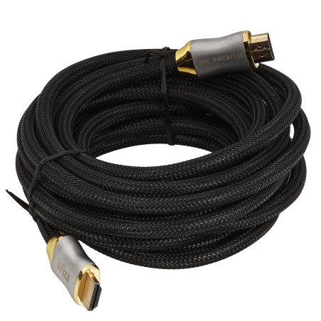Кабель HDMI Wize WAVC-HDMI8K-5M 5 м, v.2.1, KLock, 19M/19M, 8K/120Hz/60Hz, 4K/144Hz/120Hz 4:4:4, eARC, HDCP 2.3/EDID/ HEC/CEC/ DDC, 26 AWG, ультравысокоскоростной, позол.разъемы, 24 карат, черный, пакет