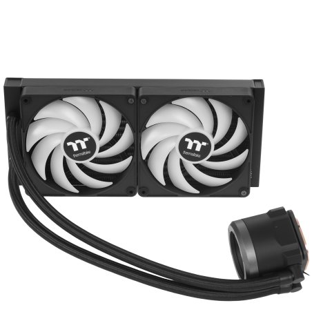 Система водяного охлаждения Thermaltake TH240 V2 Ultra EX Snow ARGb Soc-AM5/AM4/1151/1200/1700 белый 4-pin 28.5dB Al+Cu LCD Ret (CL-W425-PL12SW-A)