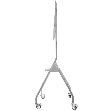 Мобильная стойка напольная Kromax OMEGA-12 silver, 1 шт/уп, Мобильная стойка напольная для TV 32"-120", max вес 80 кг, высота 1640-1820 мм, max VESA 1000x600 мм