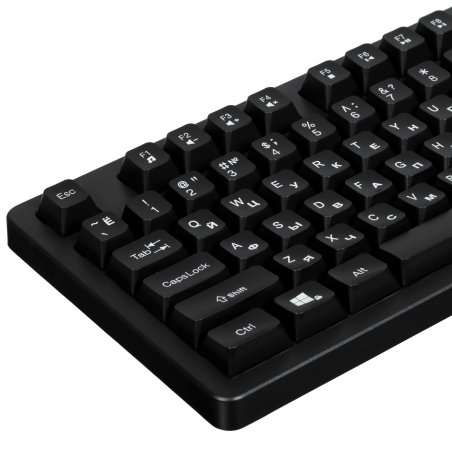Клавиатура проводная Defender Dark Lord GK-580, USB, черный