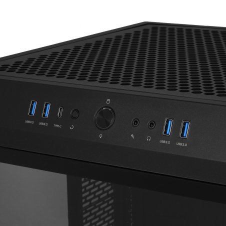 Компьютерный корпус Thermaltake The Tower 500 черный без БП ATX 1x120мм 3x140мм 4xUSB 3.0 2xUSB3.1 audio bott PSU