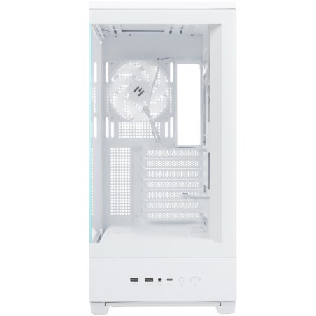Компьютерный корпус ZALMAN P50 DS, ATX, черный, WINDOW, 2x3.5", 3x2.5", 1xUSB TYPE-C, 2xUSB 3.0, SIDE 3x120мм ARGb, REAR 1x120мм ARGb