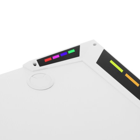 Стол игровой Defender FOTON RGb белый