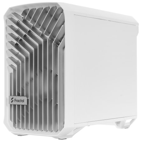 Компьютерный корпус без блока питания Fractal Design Torrent Nano RGb TG Clear Tint, Mini-Tower, 1x180мм RGb, 2xUSB-A 3.2 + 1xUSB 3.2 Type-C mITX, mDTX белый