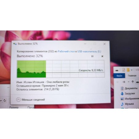 Флешка USB Sandisk 64Gb Ultra Dual SDDDC2-064G-G46 USB 3.0 серый/узор