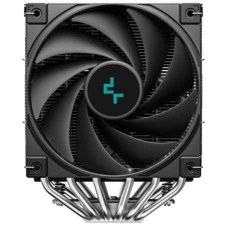 Кулер для процессора DEEPCOOL AK620 DIGITAL SE LGA20XX/1700/1200/115X/AM5/AM4 (9шт/кор, TDP 260W, PWM, DUAL Fan 120мм, 6 тепл. трубок, ARGb, черный) RET (R-AK620-BKADMN-GJD)