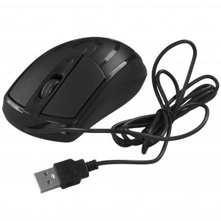 Мышь проводная ExeGate Professional Standard SH-8025 черный, 1000 dpi, USB, кнопки - 3