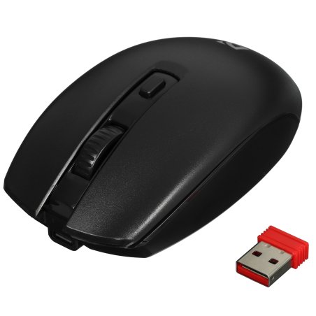 Мышь беспроводная Defender Proto MM-332 черный, 3200 dpi, радиоканал, Bluetooth, USB, кнопки - 4