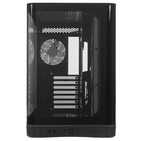 Корпус SAMA V62S, Midi-Tower, чёрный, 4 x 120 мм