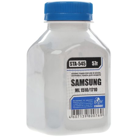 Тонер Samsung ML-1510/20/1660/65/1710/50/1860/65/216x/SCX 3x00 (фл, 57г) B&W Standart фас России