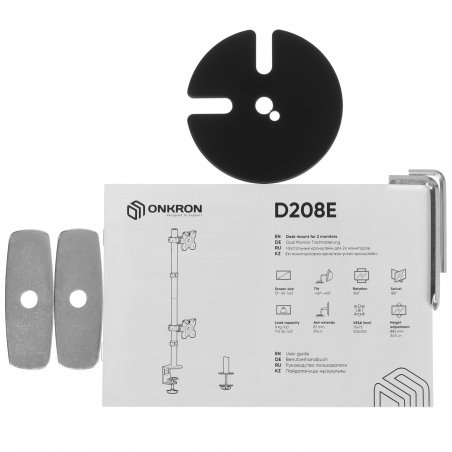 Настенное крепление ONKRON 13"-34" D208E черный