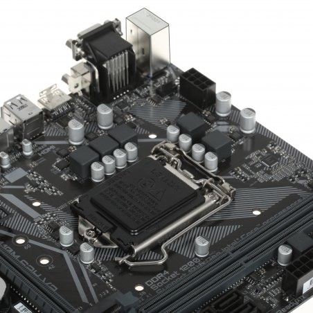Материнская плата Gigabyte H410M S2H V2 2.1, LGA 1200, Intel Q470, 2xDDR4, 4xSATA, 1xM.2, 1xPCIe 3.0 x16, 2xPCIe x1, 1xHDMI, 1xDVI-D, 1xVGA, 1x 1Gb LAN, 2xUSB-A 3.2 Gen 1, 4xUSB-A 2.0, 3x3.5 мм, 7.1, mATX