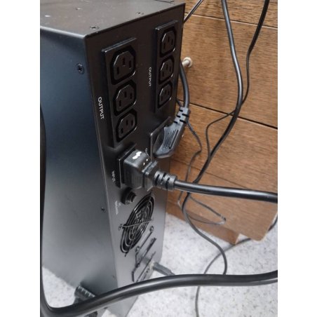 Источник бесперебойного питания SMARTWATT UPS DATA 3kVA Line-interactive SIN 3000VA/2400W (Euro x1, IEC C13 x6, USB, RJ11/RJ45 protection, SNMP, LCD