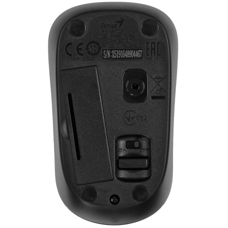 Мышь беспроводная Genius NX-7005 черный, 1200 dpi, радиоканал, USB, кнопки - 3