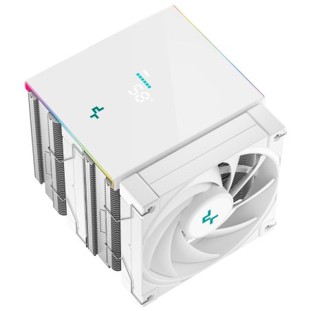 Кулер для процессора DEEPCOOL AK620 DIGITAL SE LGA20XX/1700/1200/115X/AM5/AM4 (9шт/кор, TDP 260W, PWM, DUAL Fan 120мм, 6 тепл. трубок, ARGb, черный) RET (R-AK620-BKADMN-GJD)