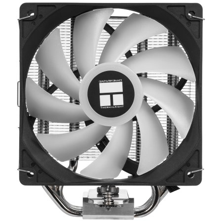 Кулер для процессора Thermalright Burst Assassin 120 SE черный/серебристый (4-pin PWM, 148мм, Al/Cu, 6x6мм, 1x120мм, 66.17CFM, 25.6dBA, 1550RPM, S: 1851/1700/1200/115X, AM5/AM4)