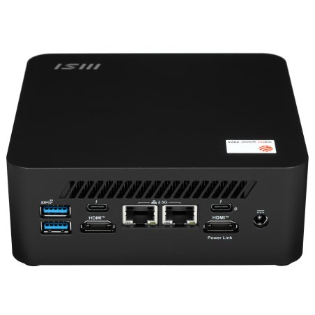 Мини ПК MSI Cubi NUC 1M-095RU Core 7 150U (1.8) 16Gb SSD 512Gb Graphics CR Win 11Pro 2xGbitEth WiFi BT 120W черный (9S6-B0B111-420)