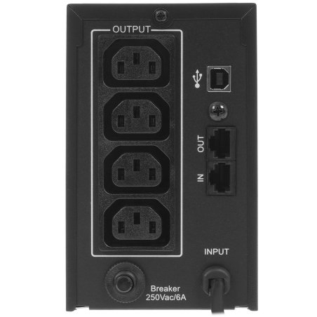 Источник бесперебойного питания ExeGate EP285596RUS SpecialPro UNB-650.LED.AVR.C13.RJ.USB 650VA/360W, LED, AVR, 4*IEC-C13, RJ45/11, USB, черный