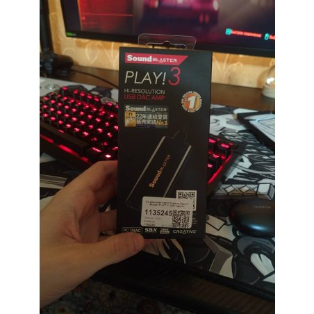 Звуковая карта Creative USB Sound Blaster Play! 3 2.0 Ret
