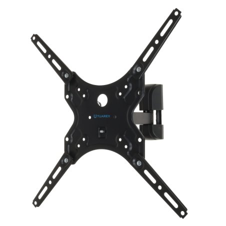Кронштейн для телевизора настенный Tuarex OLIMP-304 черный для TV 26"-60" max 55 кг, 1 ст св., нак. 0°-12°, от ст. 37 мм., max VESA 400x400 мм.