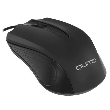 Мышь проводная Qumo Office Union M66 черный, 1000 dpi, USB, кнопки - 3