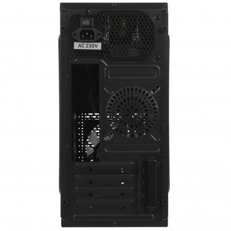 Компьютерный корпус Minitower ExeGate mEVO-7807-NPX600 (mATX, БП 600NPX 12см, 1хUSB+1хUSB 3.0, черный 1x12см с RGb подсветкой)