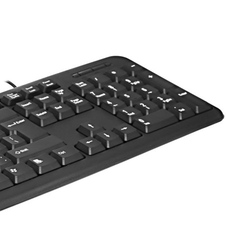 Клавиатура проводная Oklick 90M, USB, черный