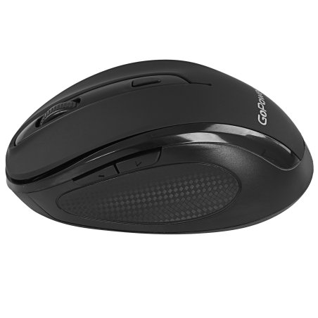 Мышь беспроводная GoPower GPM02 классическая USB черный (1/100)