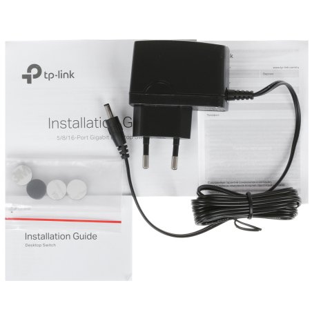 Коммутатор TP-Link SOHO TL-SG105 5-port Desktop Gigabit Switch, 5 10/100/1000M RJ45 ports, metal case