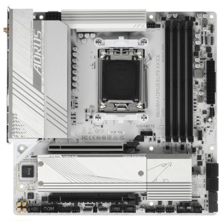 Материнская плата Gigabyte B650M AORUS ELITE, Socket AM5, AMD B650, 4xDDR5, 4xSATA, 2xM.2, 1xPCI-E 4.0 x16, 1xPCI-E 4.0 x4, 1xHDMI, 1xDP, 1x 2.5Gb LAN, 5xUSB-A 3.2 Gen 1, 2xUSB-A 3.2 Gen 2, 4xUSB-A 2.0, 1xUSB-C 3.2 Gen 2, 2x3.5 мм, 7.1, Micro-ATX