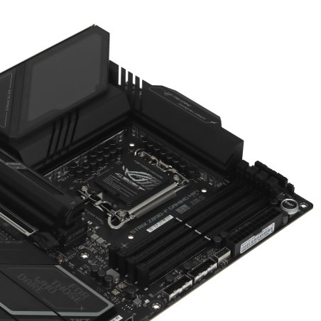 Материнская плата ASUS ROG STRIX Z890-F GAMING WIFI, LGA 1851, Intel Z890, 4xDDR5, 4xSATA, 5xM.2, 1xPCIe 5.0 x16, 1xPCIe 4.0 x4, 1xHDMI, 1xDP, 2xUSB-C, 1x 2.5Gb LAN, 4xUSB-A 3.2 Gen 1, 4xUSB-A 3.2 Gen 2, 2xUSB-A 2.0, 2xUSB-C Thunderbolt 4, 2x3.5 мм, 7.1, 