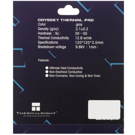 Термопрокладка Thermalright EXTREME ODYSSEY 120x120x2 мм