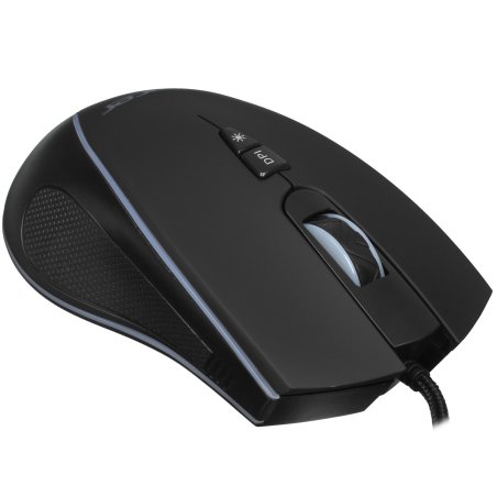 Мышь проводная Acer OMW131 черный, 6400 dpi, USB, кнопки - 7